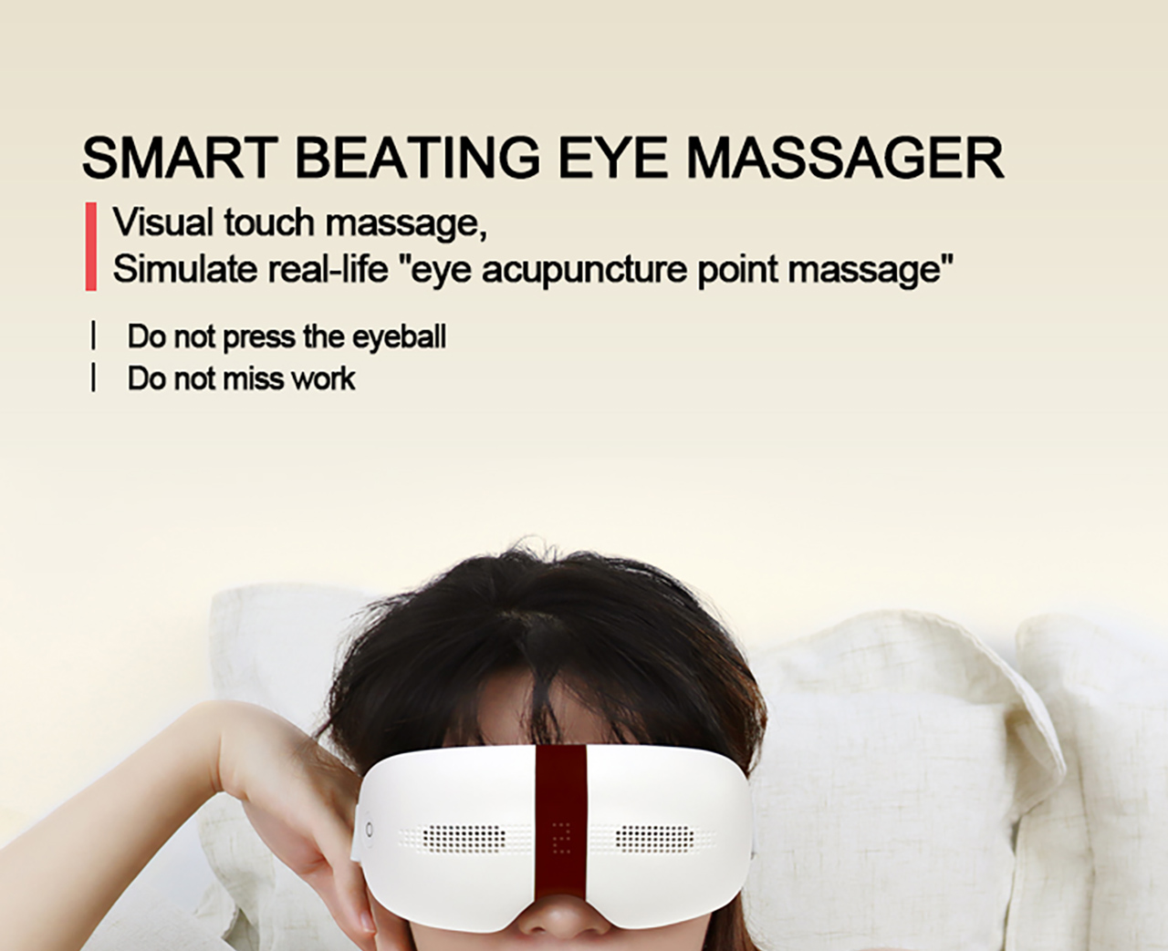  three-layer air bag eye massager