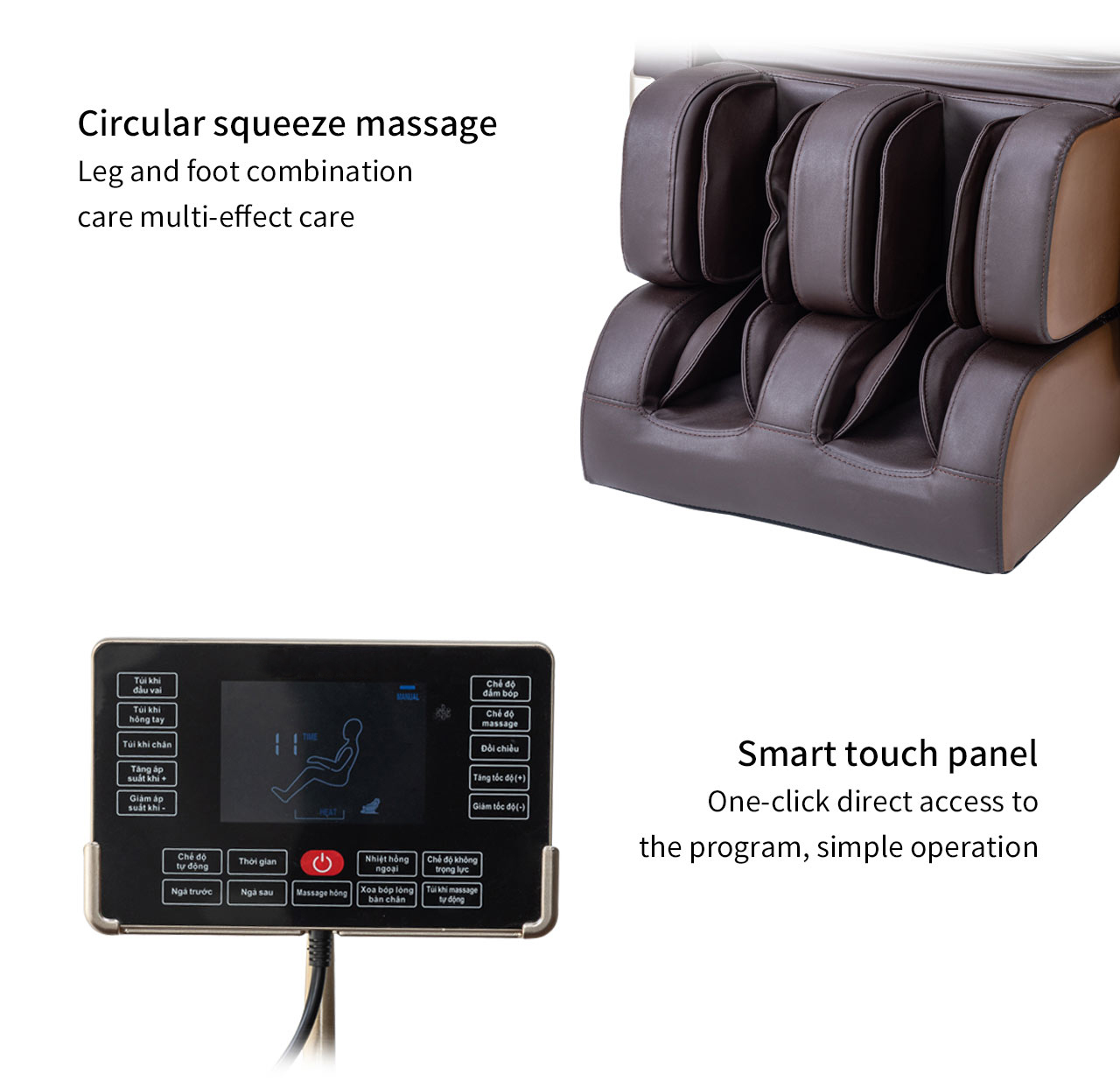 fashion voice control massage chair